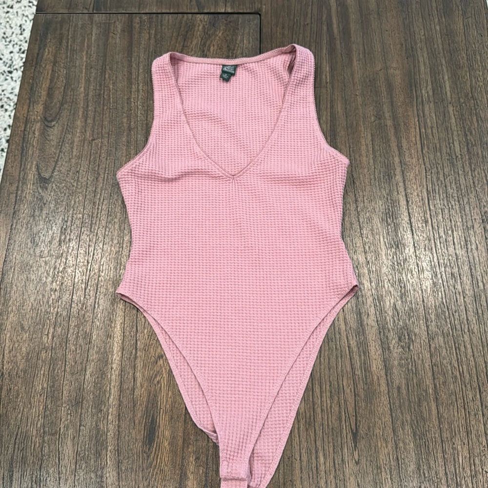 Pink bodysuit